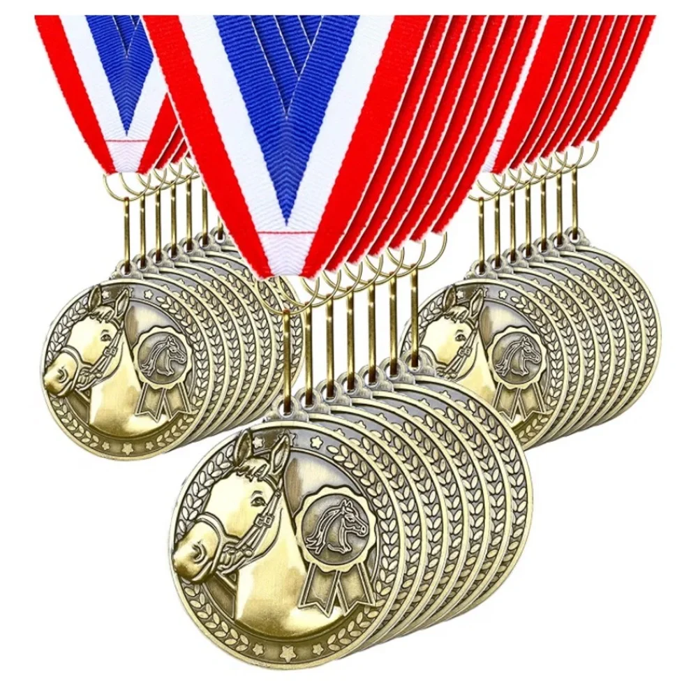 25 bulk horse medals